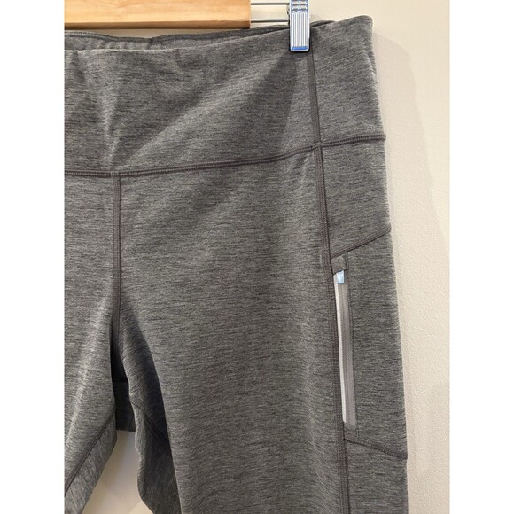 Athleta Rainier Heathered Tight Grey Size 2X - Picture 3 of 7